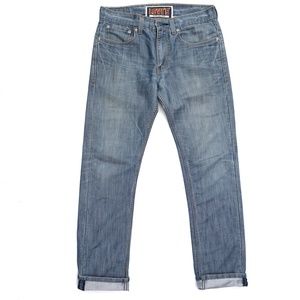 Mens Levi's Light Wash Blue 511 Skinny Fit Denim Jeans Size 32x32